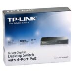 8 port gigabit desktop switch with 4 port PoE