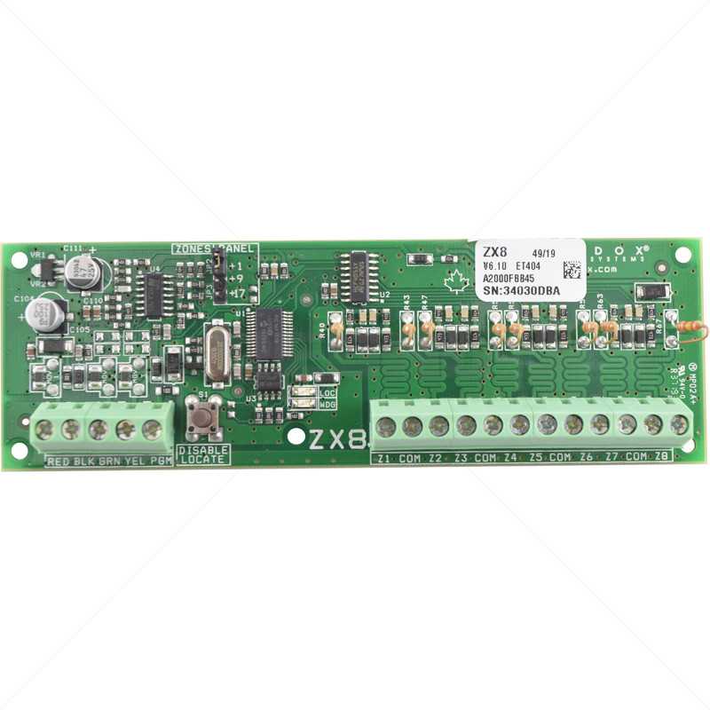 paradox-digiplex-evo-zx8-8-zone-expander-module-pa3558 ZX8 8 ZONE EXPANSION MODULE CODE: PA3558 - Image 1