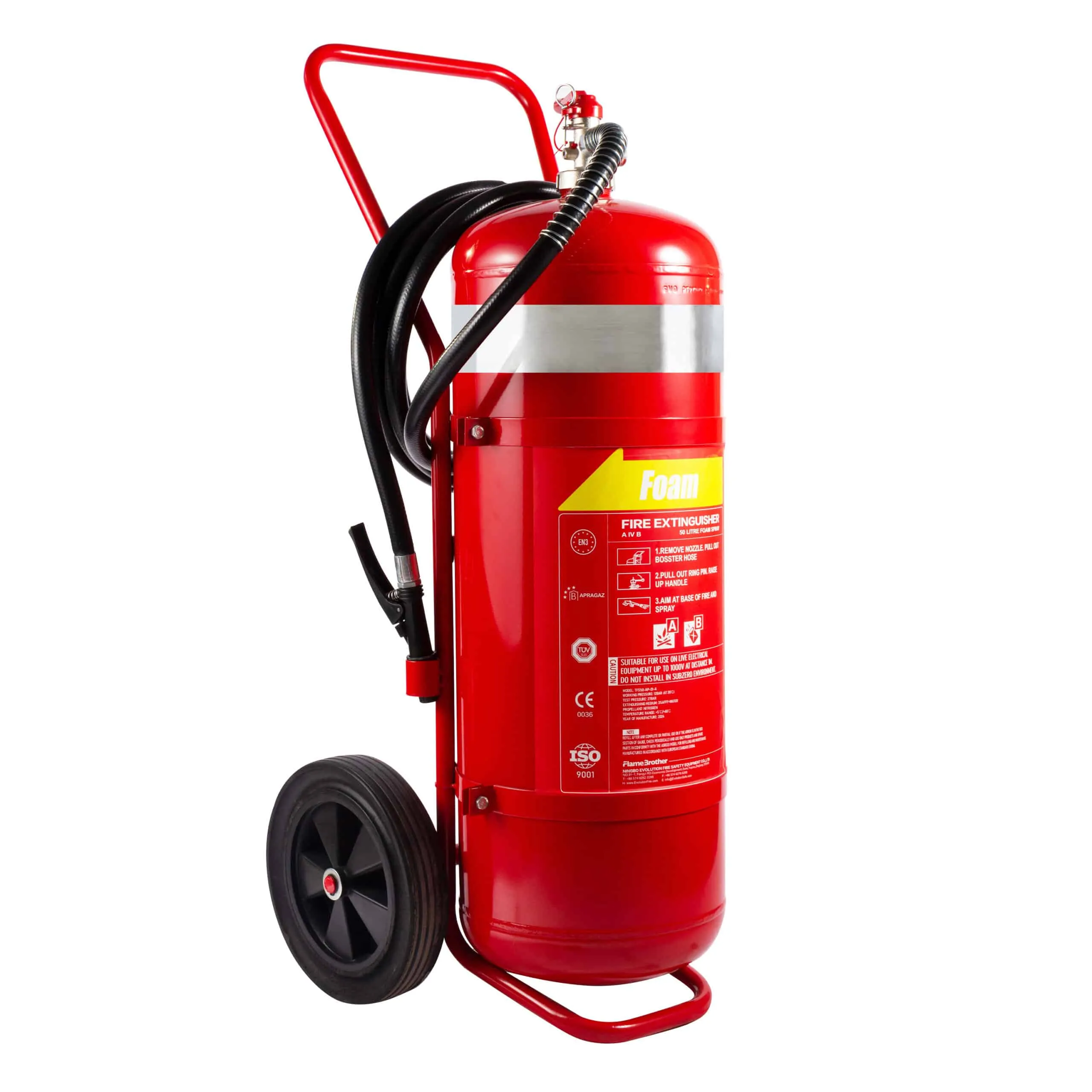 50-Litres Foam Trolley Fire Extinguisher 50-Litres Foam Trolley Fire Extinguisher