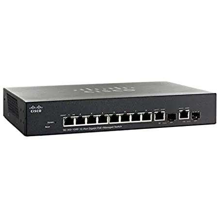 Cisco SG300-10PP-K9-NA 10-Port Switch