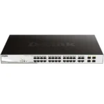 D-Link 24 Port 10/100Mbps 2 Combo SFP Smart Switch